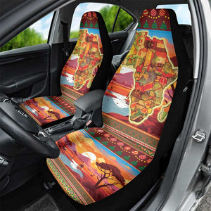 African Christmas Car Seat Cover Afro Heritage and Celebrated