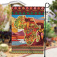 African Christmas Garden Flag Afro Heritage and Celebrated