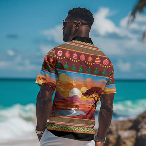 African Christmas Hawaiian Shirt Afro Heritage and Celebrated