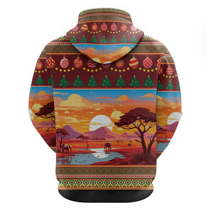 African Christmas Hoodie Afro Heritage and Celebrated