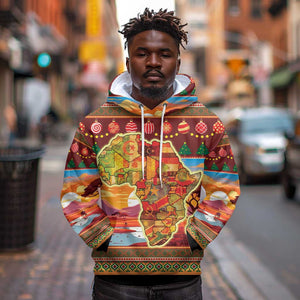 African Christmas Hoodie Afro Heritage and Celebrated