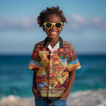 African Christmas Kid Hawaiian Shirt Afro Heritage and Celebrated