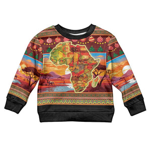 African Christmas Kid Ugly Christmas Sweater Afro Heritage and Celebrated