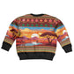 African Christmas Kid Ugly Christmas Sweater Afro Heritage and Celebrated