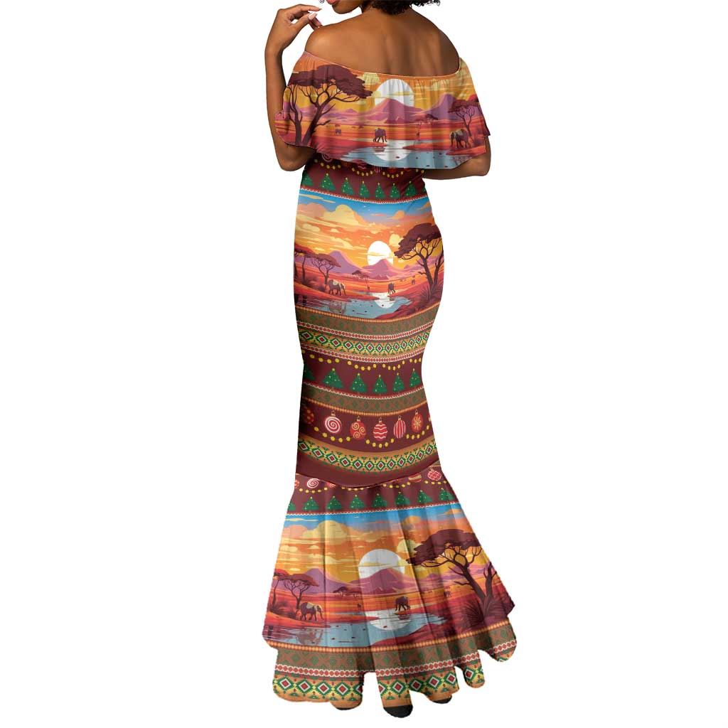 African Christmas Mermaid Dress Afro Heritage and Celebrated