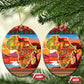African Christmas Ceramic Ornament Afro Heritage and Celebrated DT03