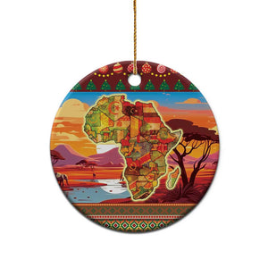 African Christmas Ceramic Ornament Afro Heritage and Celebrated DT03