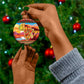 African Christmas Ceramic Ornament Afro Heritage and Celebrated DT03