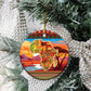 African Christmas Ceramic Ornament Afro Heritage and Celebrated DT03