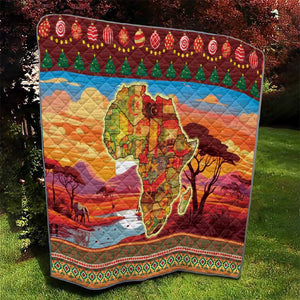 African Christmas Quilt Afro Heritage and Celebrated