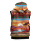 African Christmas Sleeveless Hoodie Afro Heritage and Celebrated - African Pride