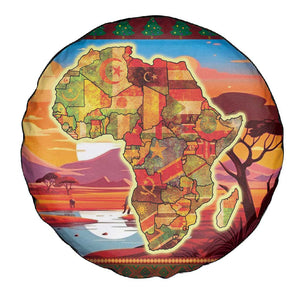 African Christmas Spare Tire Cover Afro Heritage and Celebrated