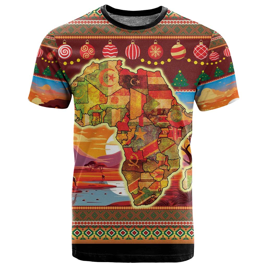 African Christmas T shirt Afro Heritage and Celebrated