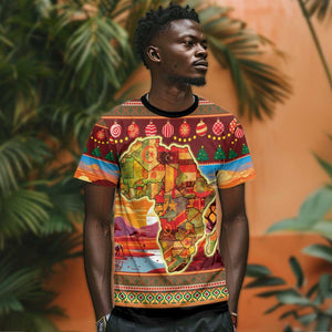 African Christmas T shirt Afro Heritage and Celebrated