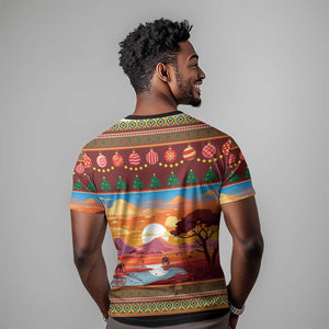 African Christmas T shirt Afro Heritage and Celebrated