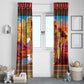 African Christmas Window Curtain Afro Heritage and Celebrated
