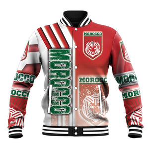 Morocco Soccer Baseball Jacket Atlas Lions Football - Road To Champion