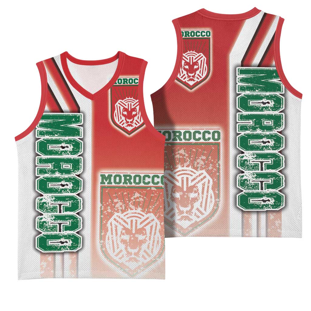 Morocco Soccer Basketball Jersey Atlas Lions Football - Road To Champion DT03