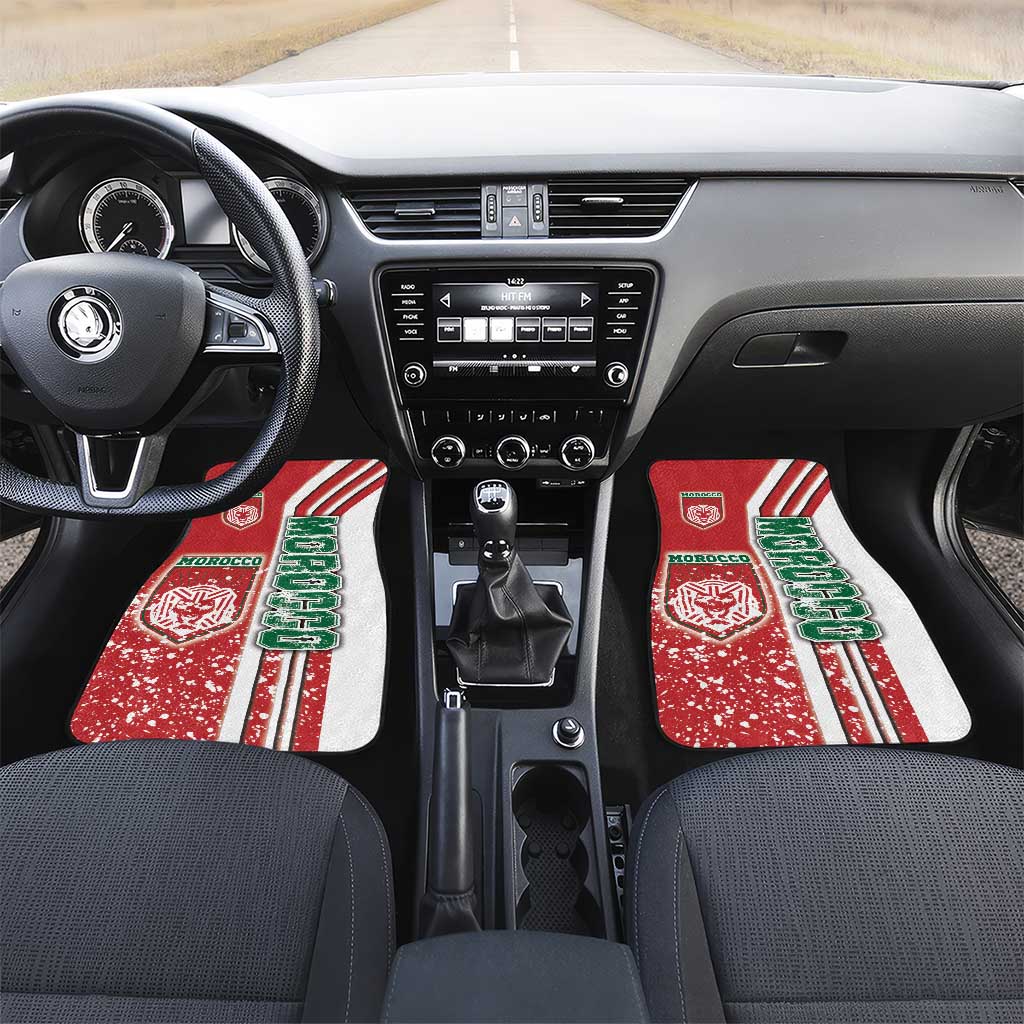 Morocco Soccer Car Mats Atlas Lions Football - Road To Champion