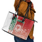 Morocco Soccer Leather Tote Bag Atlas Lions Football - Road To Champion