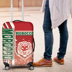 Morocco Soccer Luggage Cover Atlas Lions Football - Road To Champion