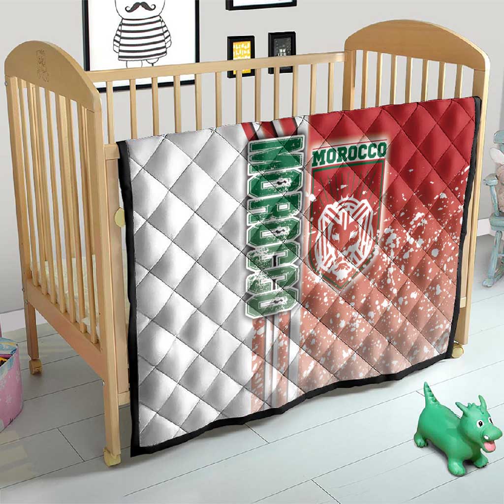 Morocco Soccer Quilt Atlas Lions Football - Road To Champion
