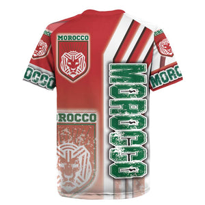 Morocco Soccer Rugby Jersey Atlas Lions Football - Road To Champion