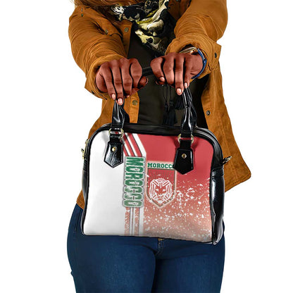 Morocco Soccer Shoulder Handbag Atlas Lions Football - Road To Champion