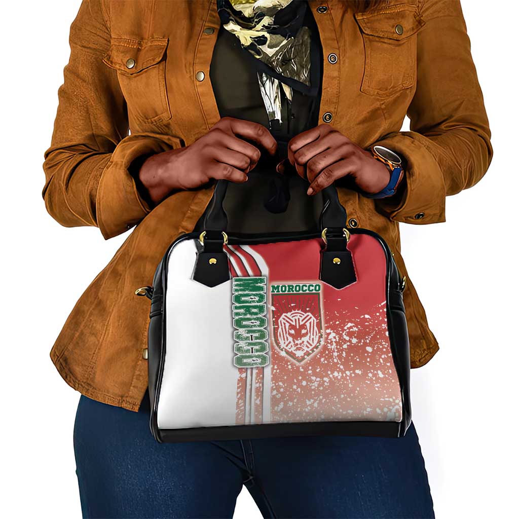 Morocco Soccer Shoulder Handbag Atlas Lions Football - Road To Champion