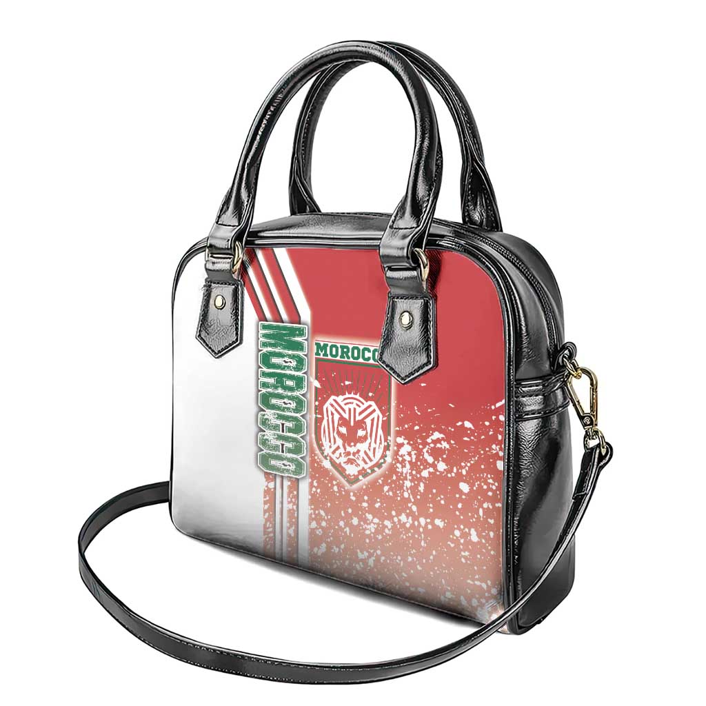Morocco Soccer Shoulder Handbag Atlas Lions Football - Road To Champion