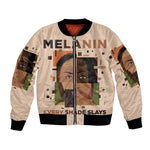 Melanin Every Shade Slays Bomber Jacket Afro Women