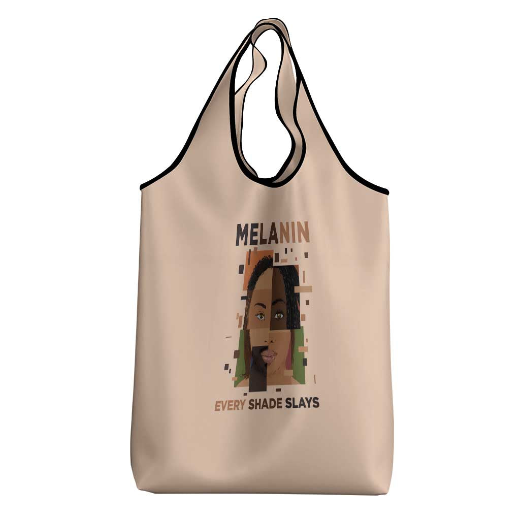 Melanin Every Shade Slays Grocery Bag Afro Women