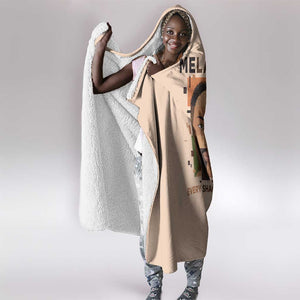 Melanin Every Shade Slays Hooded Blanket Afro Women