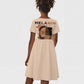 Melanin Every Shade Slays Kid Short Sleeve Dress Afro Women