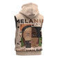 Melanin Every Shade Slays Sleeveless Zip Hoodie Afro Women - African Pride