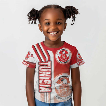 Tunisia Soccer Kid T shirt Eagles of Carthage Football - Road To Champion