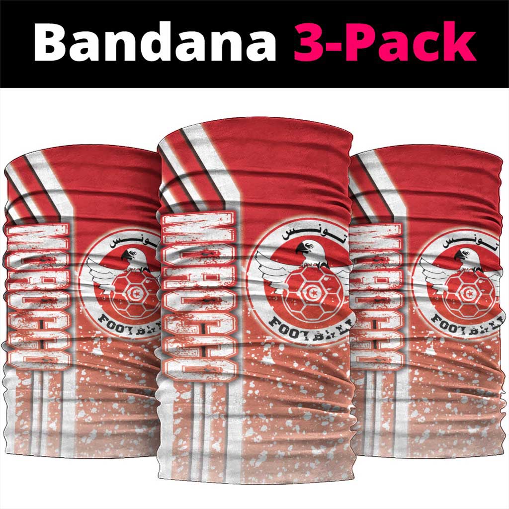 Tunisia Soccer Neck Gaiter Eagles of Carthage Football - Road To Champion DT03