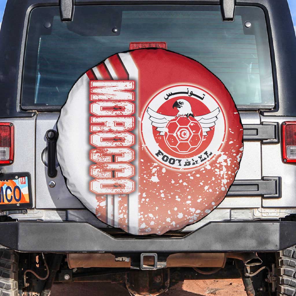 Tunisia Soccer Spare Tire Cover Eagles of Carthage Football - Road To Champion