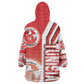 Tunisia Soccer Wearable Blanket Hoodie Eagles of Carthage Football - Road To Champion
