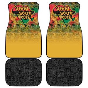 Africa Map Graffiti Car Mats Know You Roots Art Style