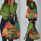 Africa Map Graffiti Grocery Bag Know You Roots Art Style