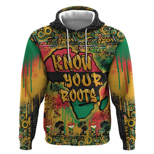 Africa Map Graffiti Hoodie Know You Roots Art Style