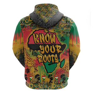 Africa Map Graffiti Hoodie Know You Roots Art Style