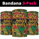 Africa Map Graffiti Neck Gaiter Know You Roots Art Style DT03