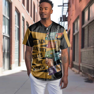 African Creativity Baseball Jersey Black Creativity Rules The World