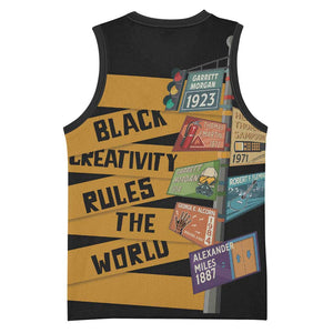 African Creativity Basketball Jersey Black Creativity Rules The World DT03