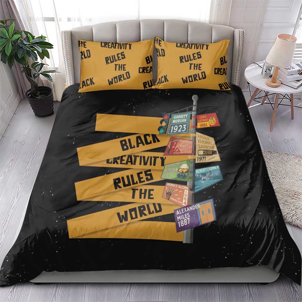African Creativity Bedding Set Black Creativity Rules The World
