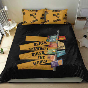 African Creativity Bedding Set Black Creativity Rules The World