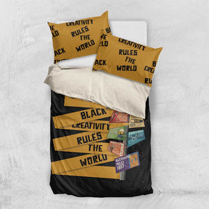 African Creativity Bedding Set Black Creativity Rules The World