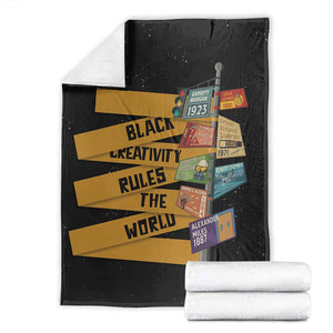 African Creativity Blanket Black Creativity Rules The World